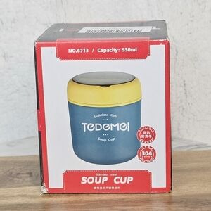 Stainless Steel Vaccum Cup‎ Soup Lunch Box Storage NIB